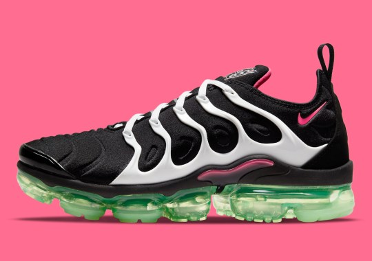 Tropical Pink And Green Lands On The Nike Vapormax Plus