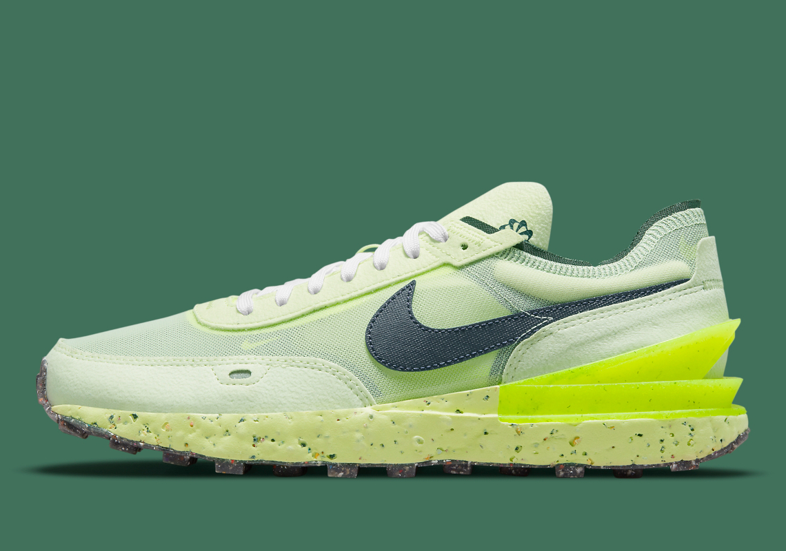 Neon Green Crater Foam Cushions This Nike Waffle One