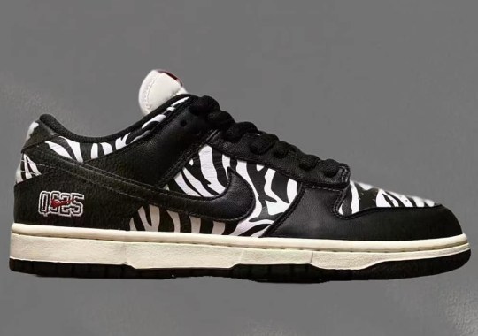 Quartersnacks Brings Zebra Prints To The Nike SB Dunk Low