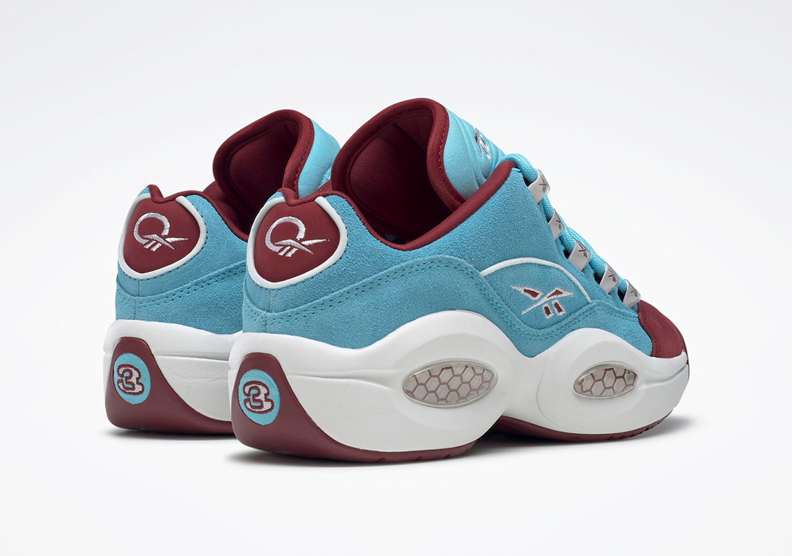 reebok question burgundy