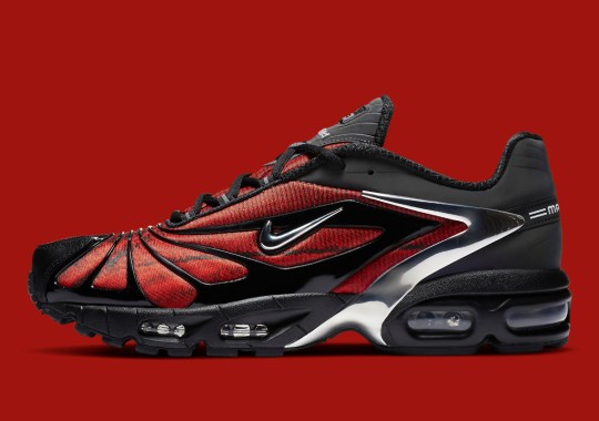 Where To Buy The Skepta x Nike Air Max Tailwind V “Bloody Chrome”