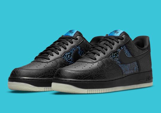 Cybernetic Patterns Etch This Kids-Exclusive Space Jam x Nike iii Air Force 1