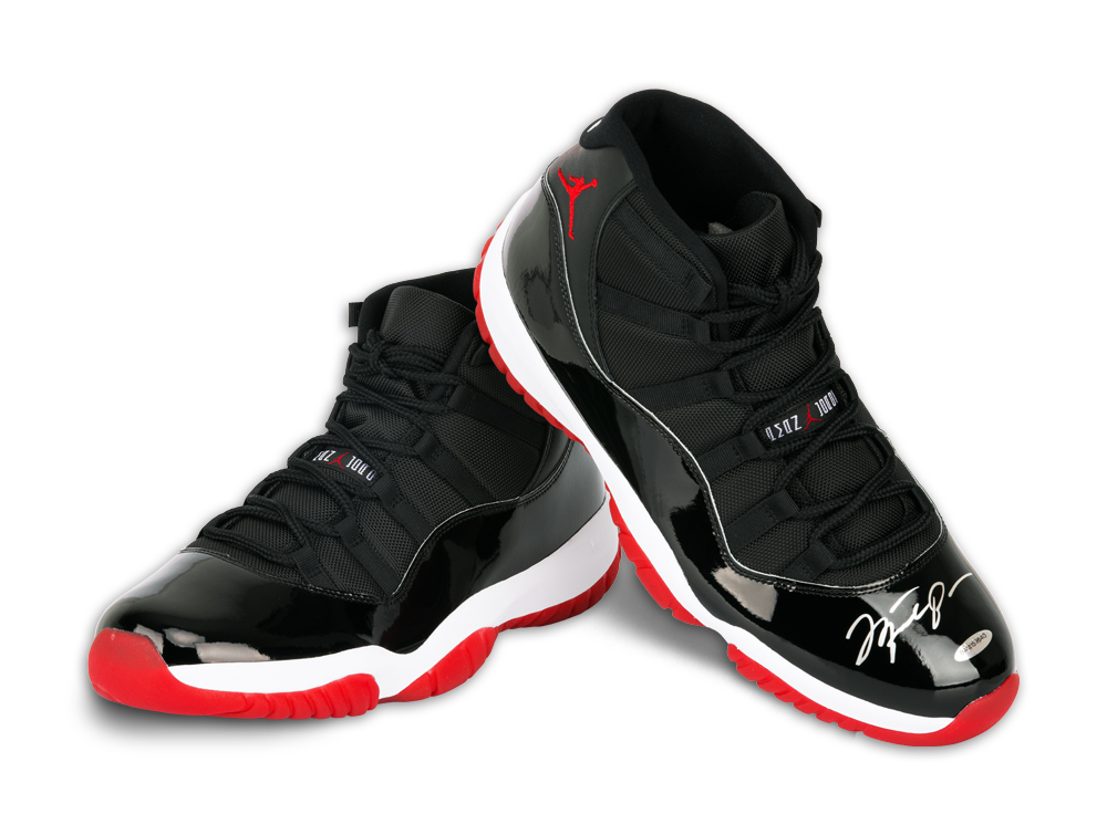 Upper Deck Air Jordan 11 Bred Autographed Signed | SneakerNews.com