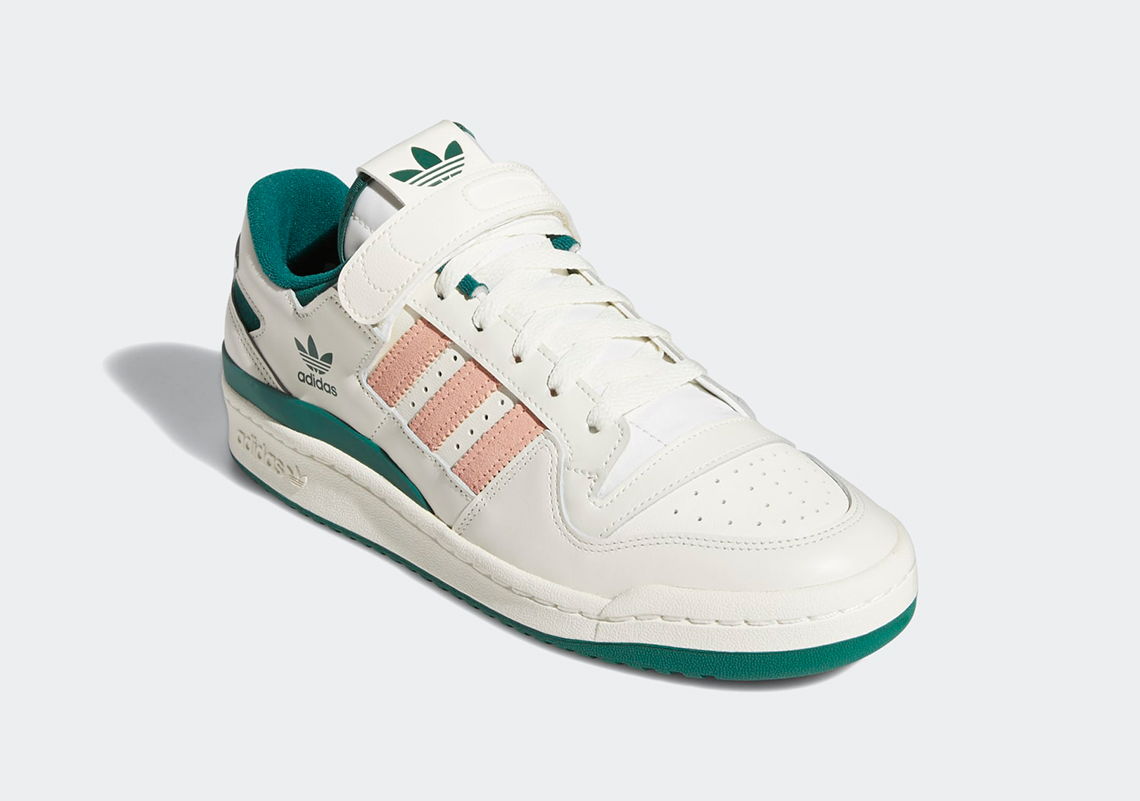 adidas Forum Low Collegiate Green Glow Pink H01671 | SneakerNews.com