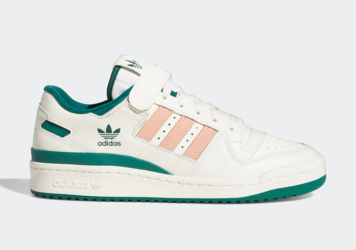 adidas Forum Low Releases In Collegiate Green And Glow Pink