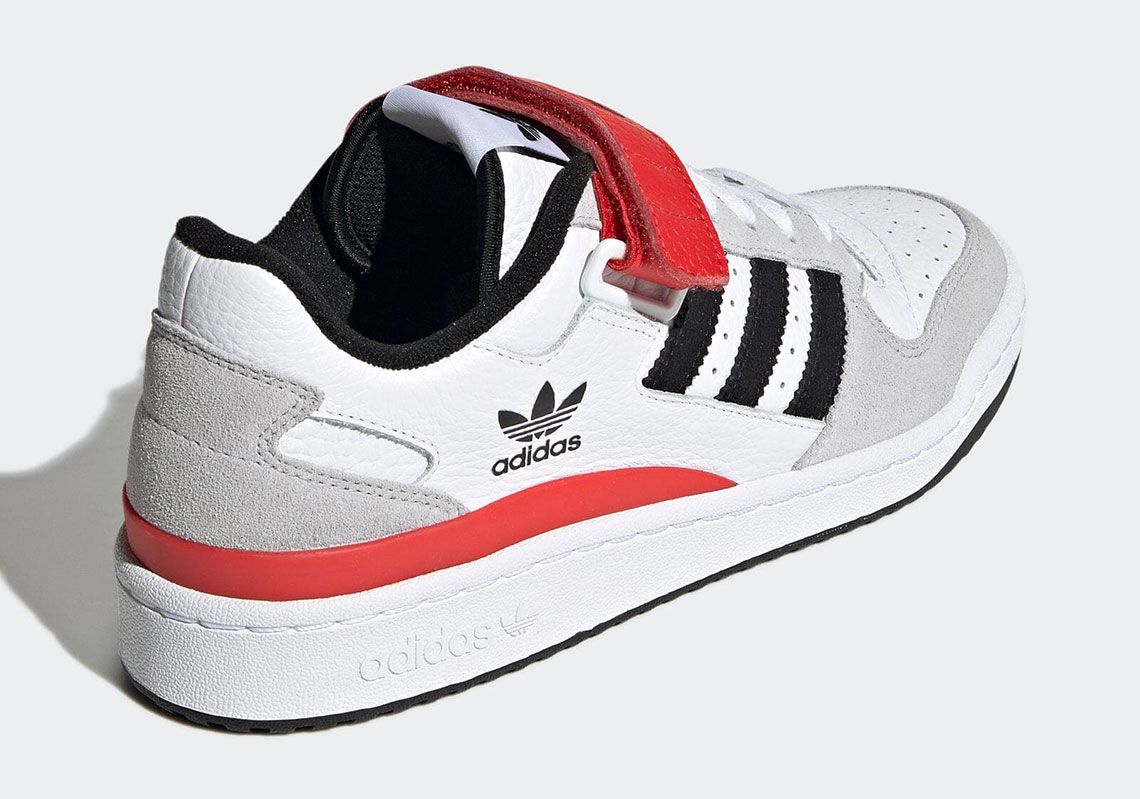 Adidas Forum Low White Grey Black Red Gy3249 5