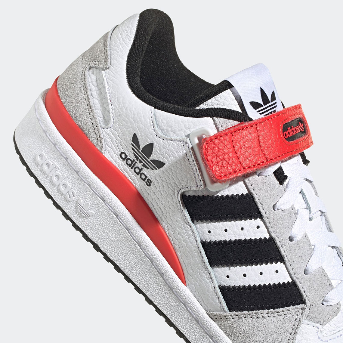 Adidas Forum Low White Grey Black Red Gy3249 8