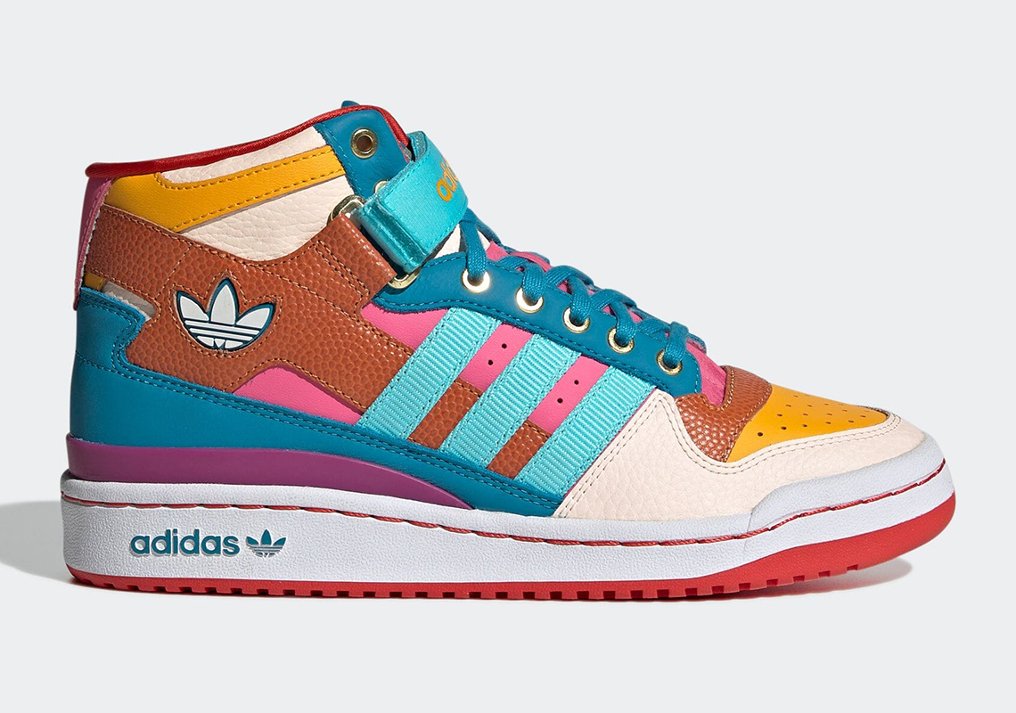 multicolor adidas high tops