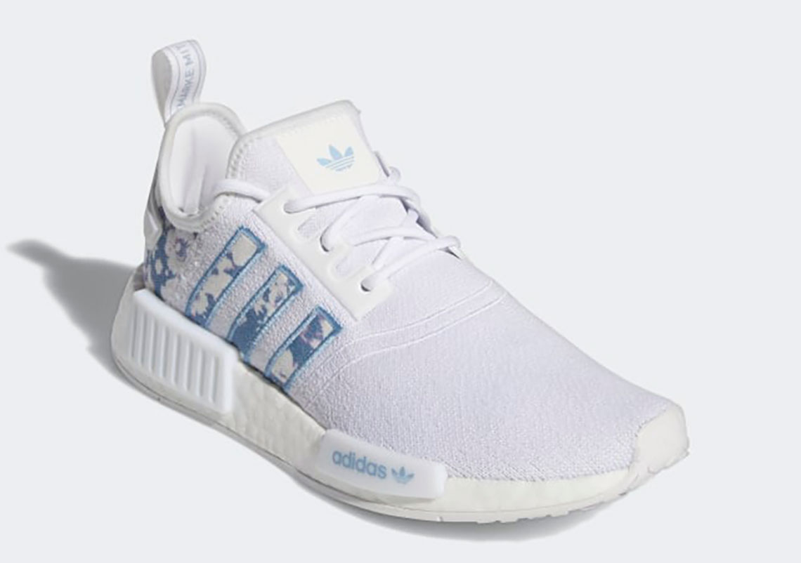 Adidas Nmd R1 Wmns Cloud White Ambient Sky Cloud White Gv8278 4