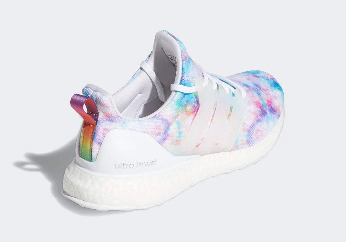 Adidas ultra boost discount neon dyed white grey