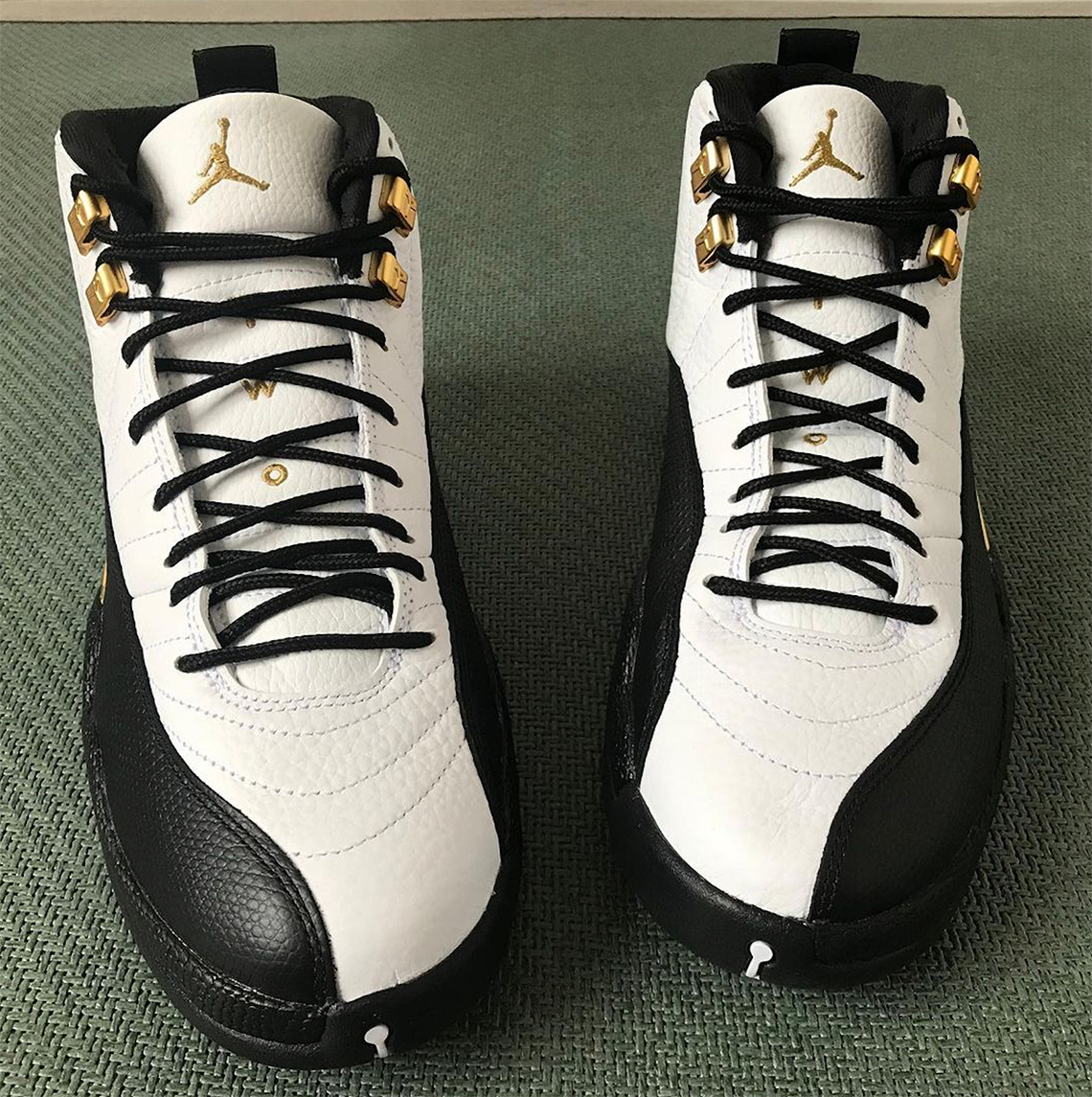 air jordan retro 12 white and gold