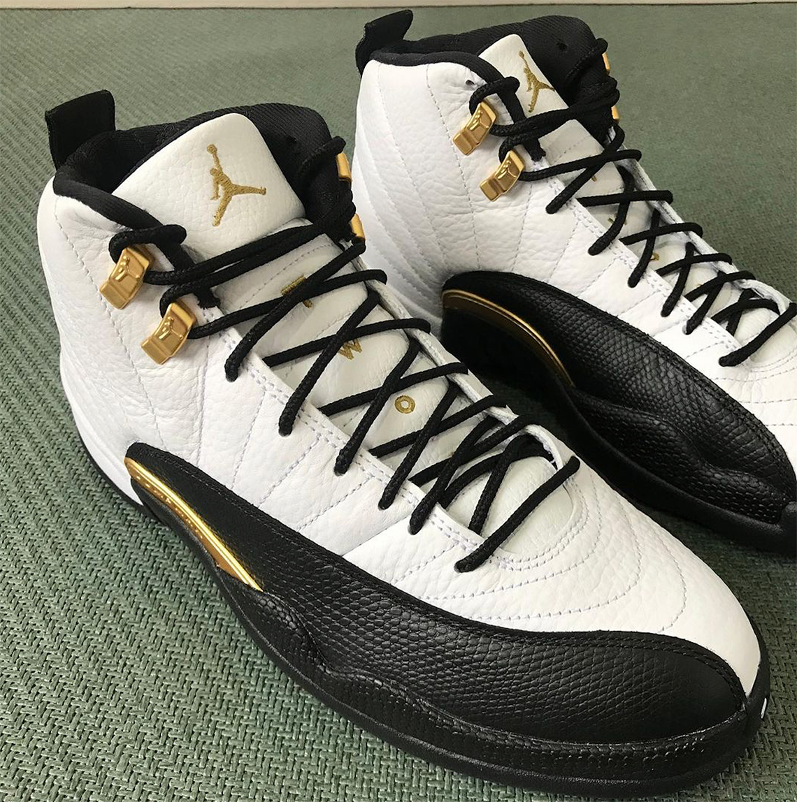 gold and white jordan shoes