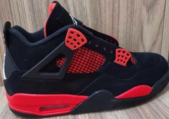 First Look At The Air Jordan 4 "Red Thunder"