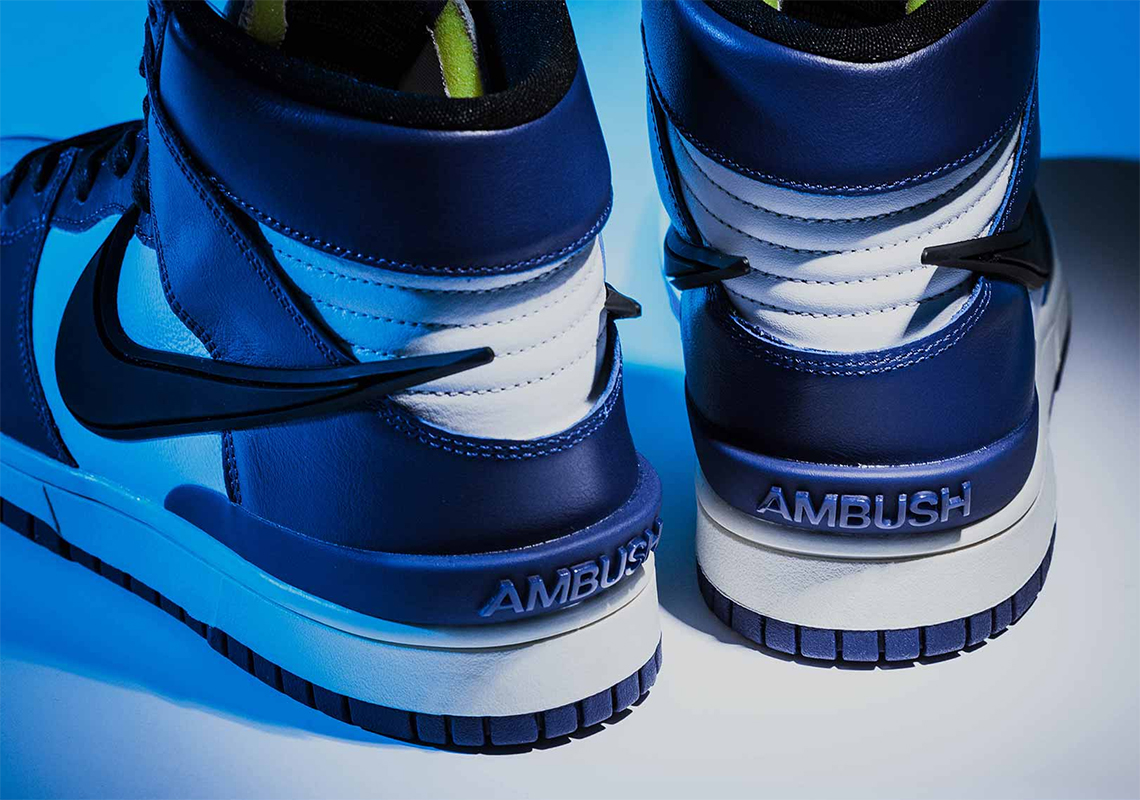 Nike Dunk High AMBUSH Deep Royal Blue CU7544-400 Release Reminder 