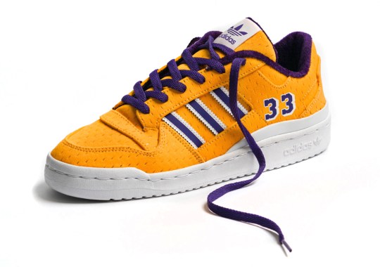 Kareem Abdul-Jabbar Links Up With adidas LA For Lakers-Inspired Forum Low