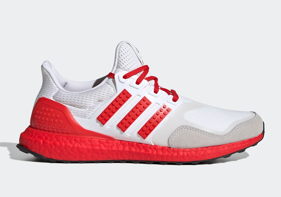Lego Adidas Ultra Boost White Red H67955 1