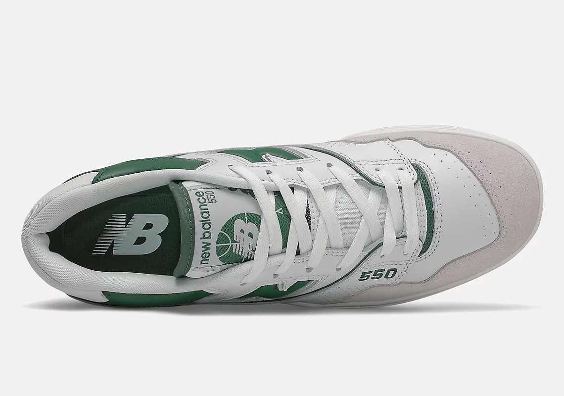 New Balance 550 White Green BB550WT1 Release | SneakerNews.com