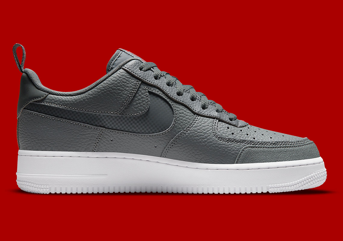 Nike Air Force 1 Grey Red White Dn4433 001 1