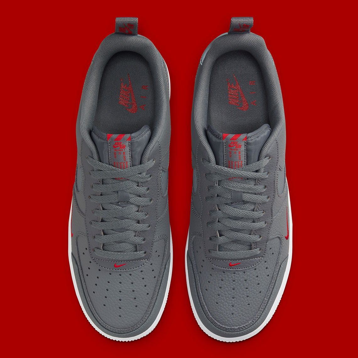 Corredor prestar Vegetales Nike Air Force 1 Grey Red White DN4433-001 | SneakerNews.com