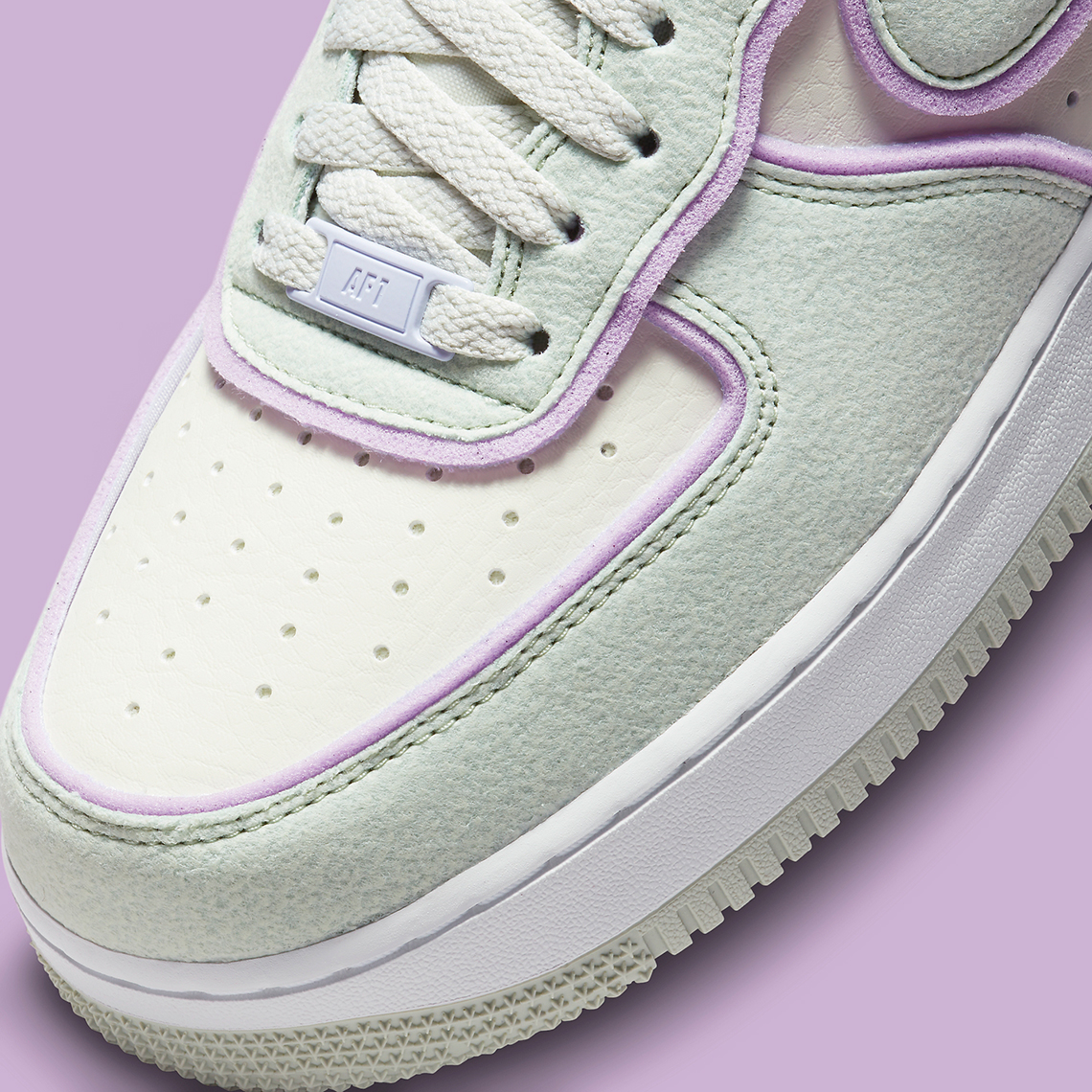 Air force 1 double layering shadow white hotsell pink purple