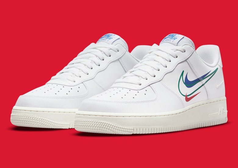 Nike Air Force 1 Low Multi-Swoosh White