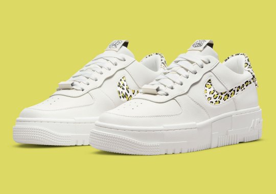 Neon Leopard Print Appears On A New Nike Air Force 1 Pixel