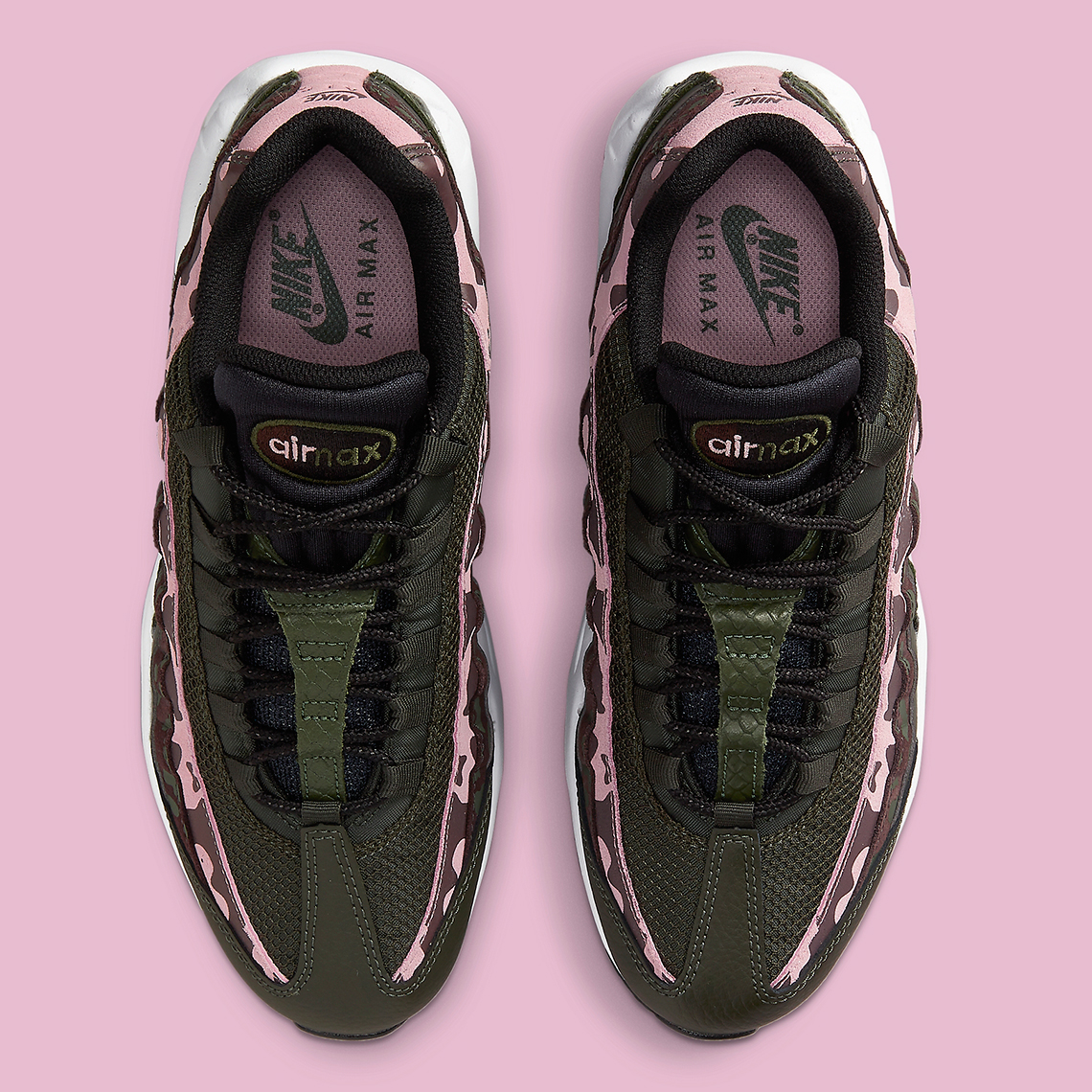 Nike Air Max 95 Camo Olive Pink DN5462-200 | SneakerNews.com