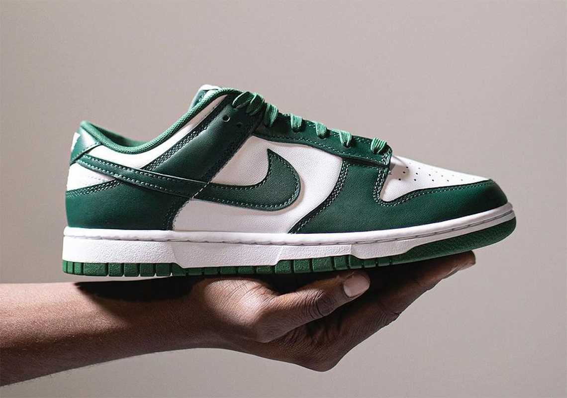 The Nike Dunk Low "Team Green" Releases Tomorrow