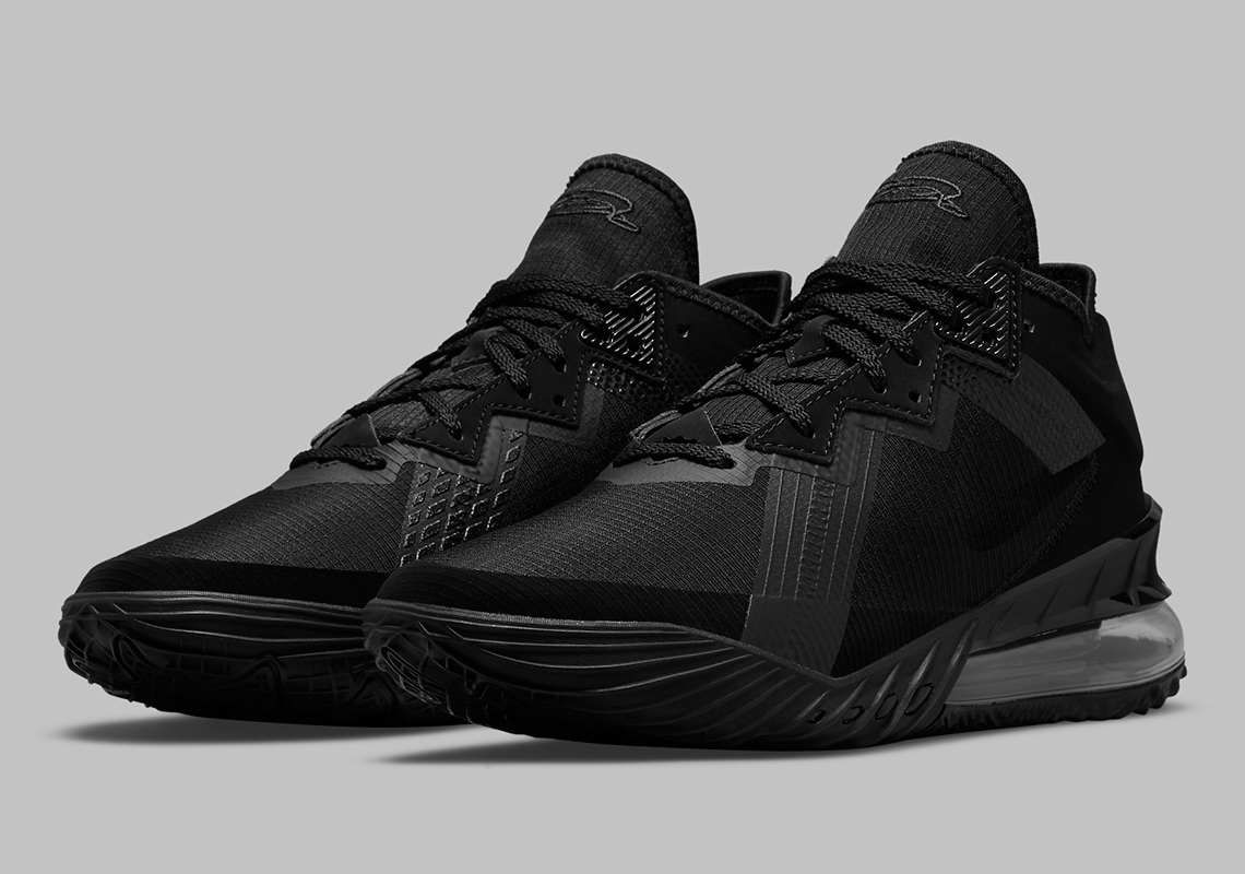 Nike LeBron 18 Low Zero Dark 23 Black CV7562-004 | SneakerNews.com