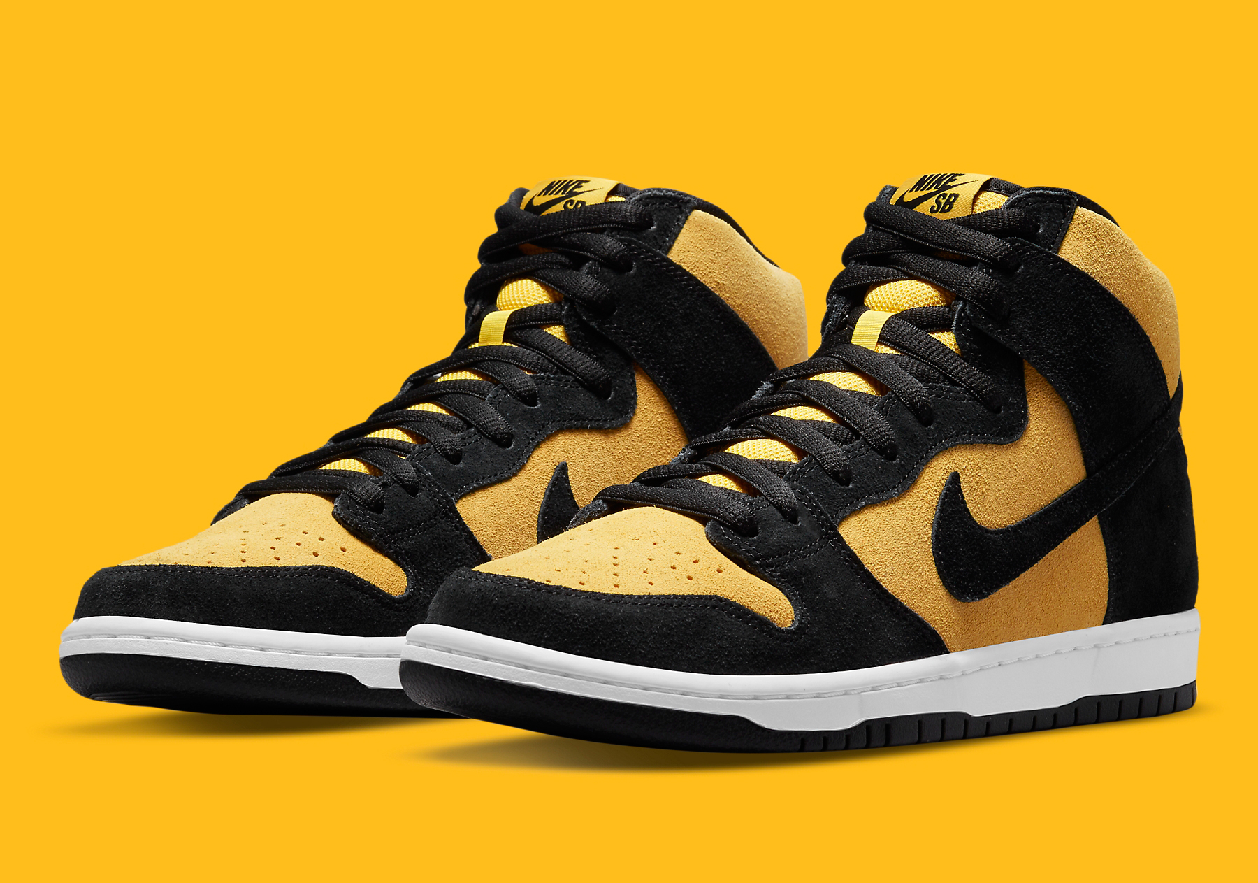 black and yellow sneakers nike