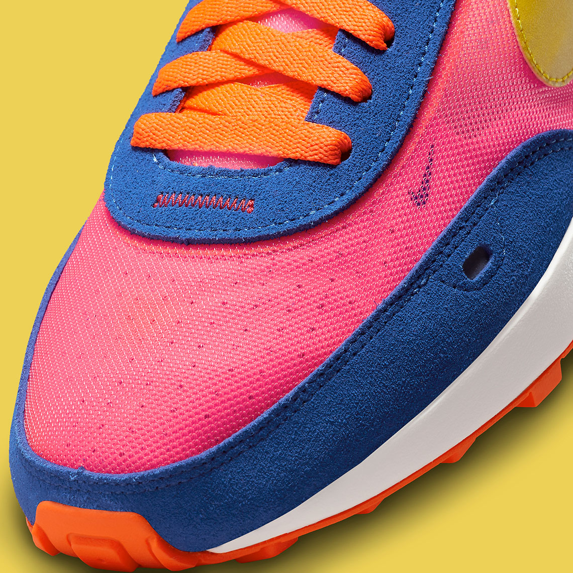 pink orange and blue nikes