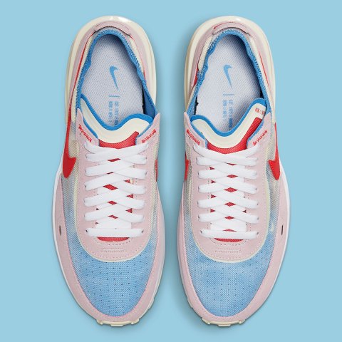 Nike Waffle One WMNS Pink Red Blue DN5057-600 | SneakerNews.com