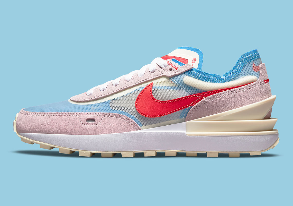 Nike Waffle One Wmns Pink Red Blue Dn5057 600 6