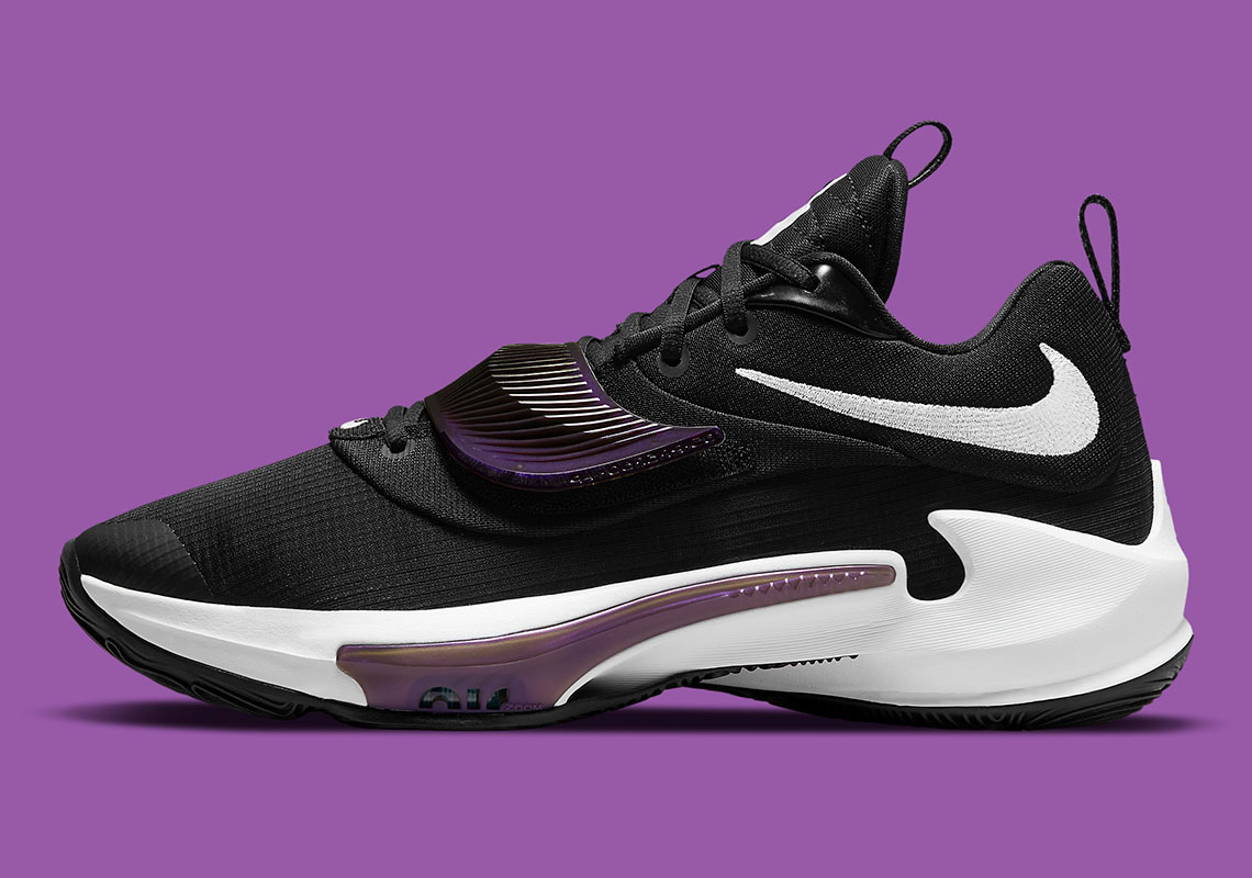 nike zoom black and purple