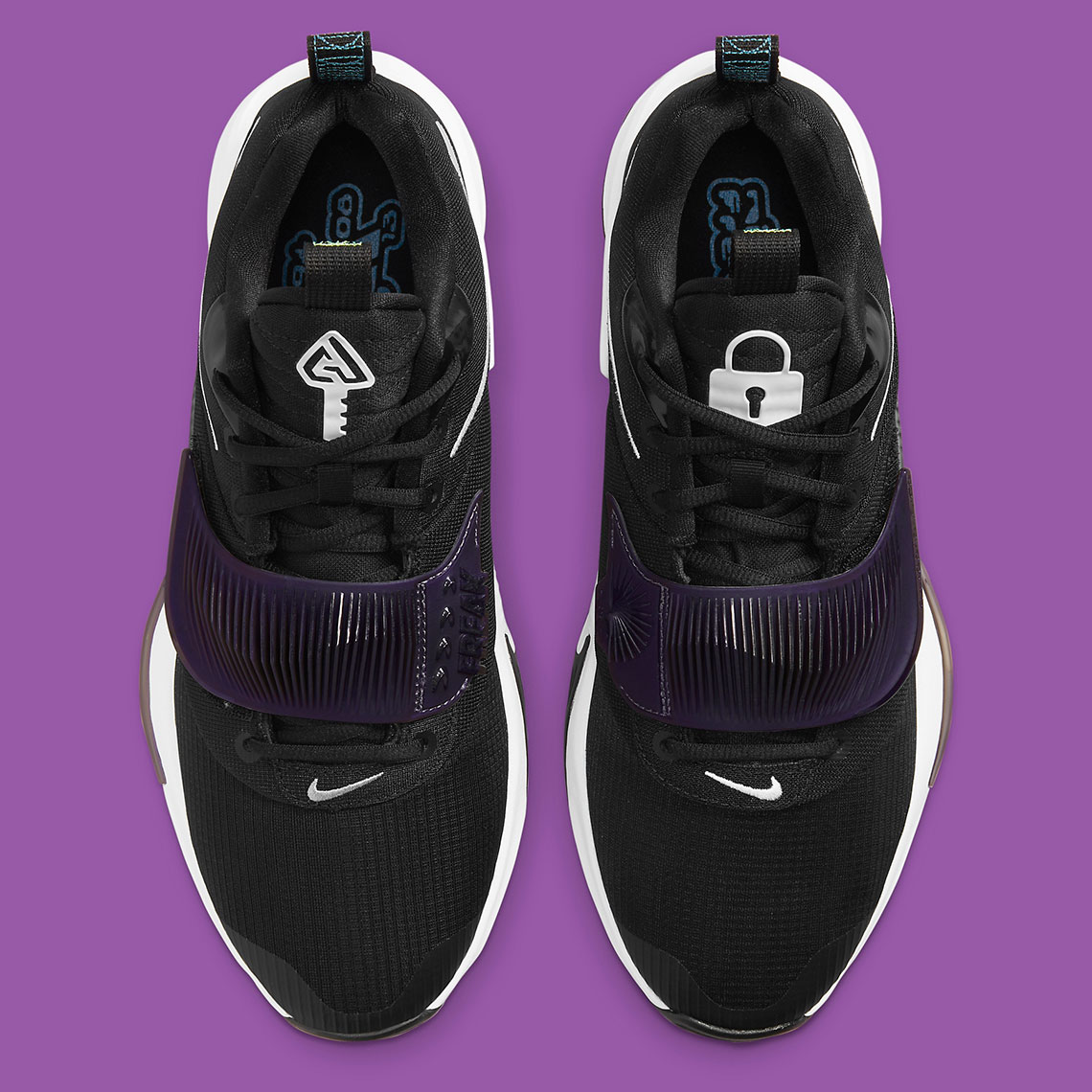 Nike Zoom Freak 3 Black Purple Da0695 001 9