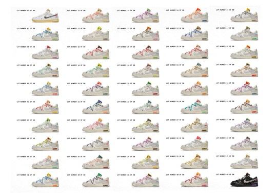 All 50 Off-White x Nike Dunks Revealed