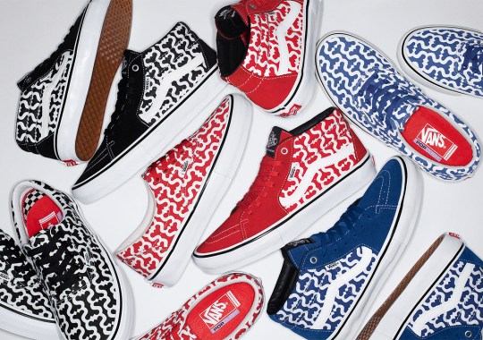 Supreme Brands The Vans Skate Grosso Mid and Skate Era With The Monogram S Pattern