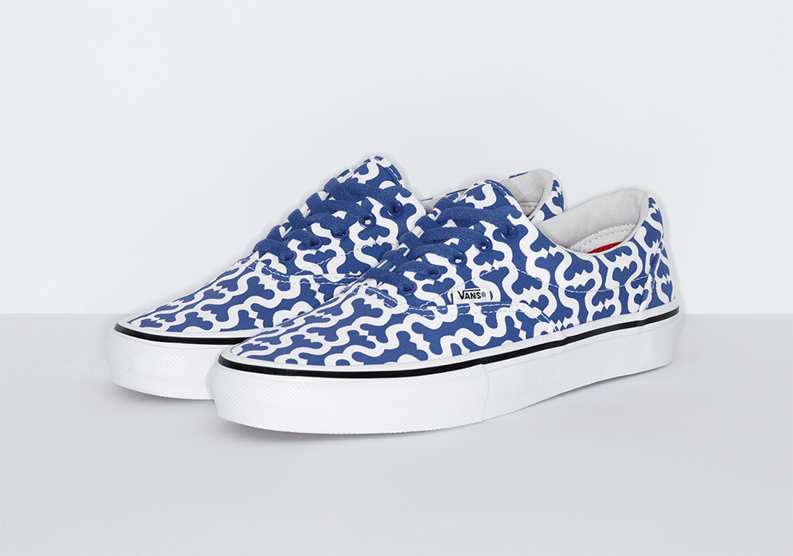 Blue supreme vans on sale