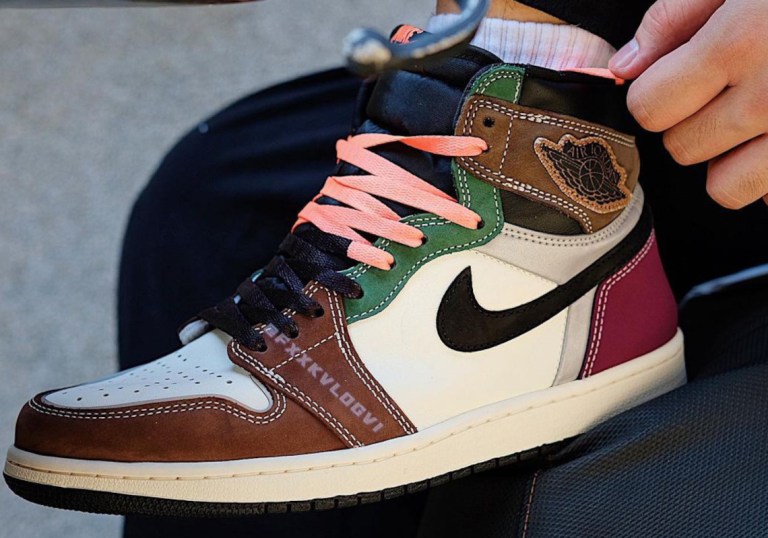 Size 10.5 Jordan 1 High OG Crafted 2021 Brown Mens Athletic Shoes DH3097-001 2021 Nike Jordan 1 High OG Hand Crafted size 10.5. Black  main image 4