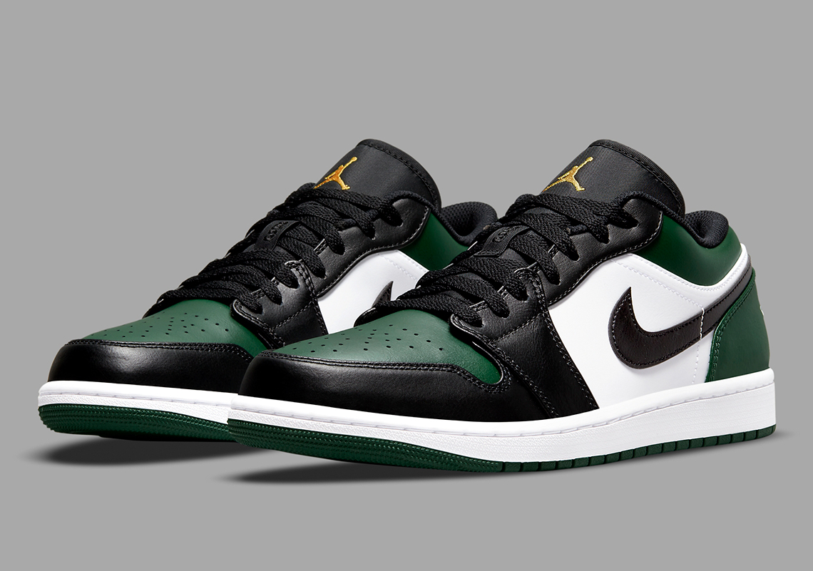 Air Jordan 1 Low Green Toe 553558 371 4