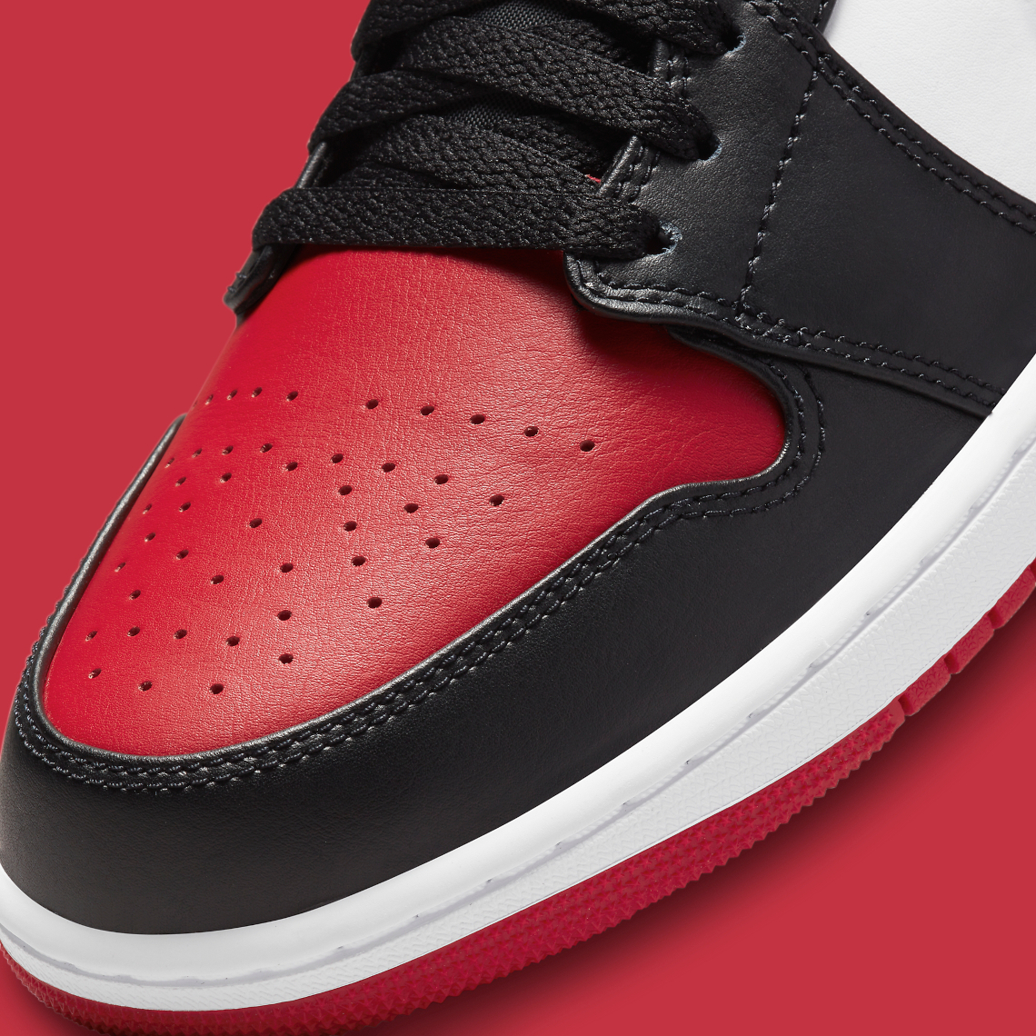 Air Jordan 1 Low Bred Toe 553558-612 Release Date | SneakerNews.com
