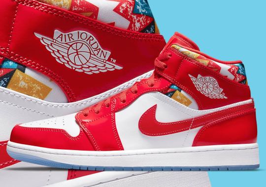 MJ’s Barcelona Sweater Print Accents This Upcoming Air Jordan 1 Mid
