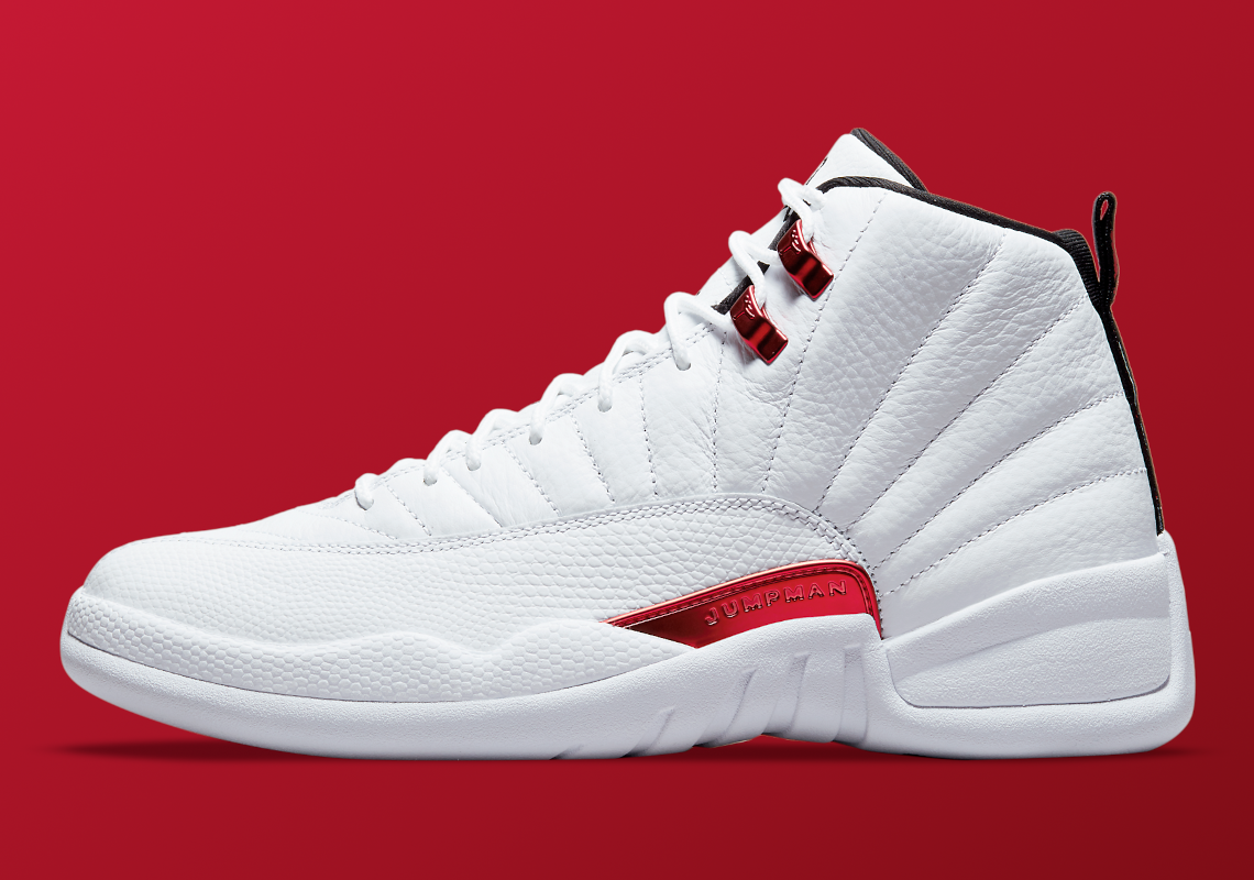 Air Jordan 12 Twist White Red CT8013 106 Release SneakerNews