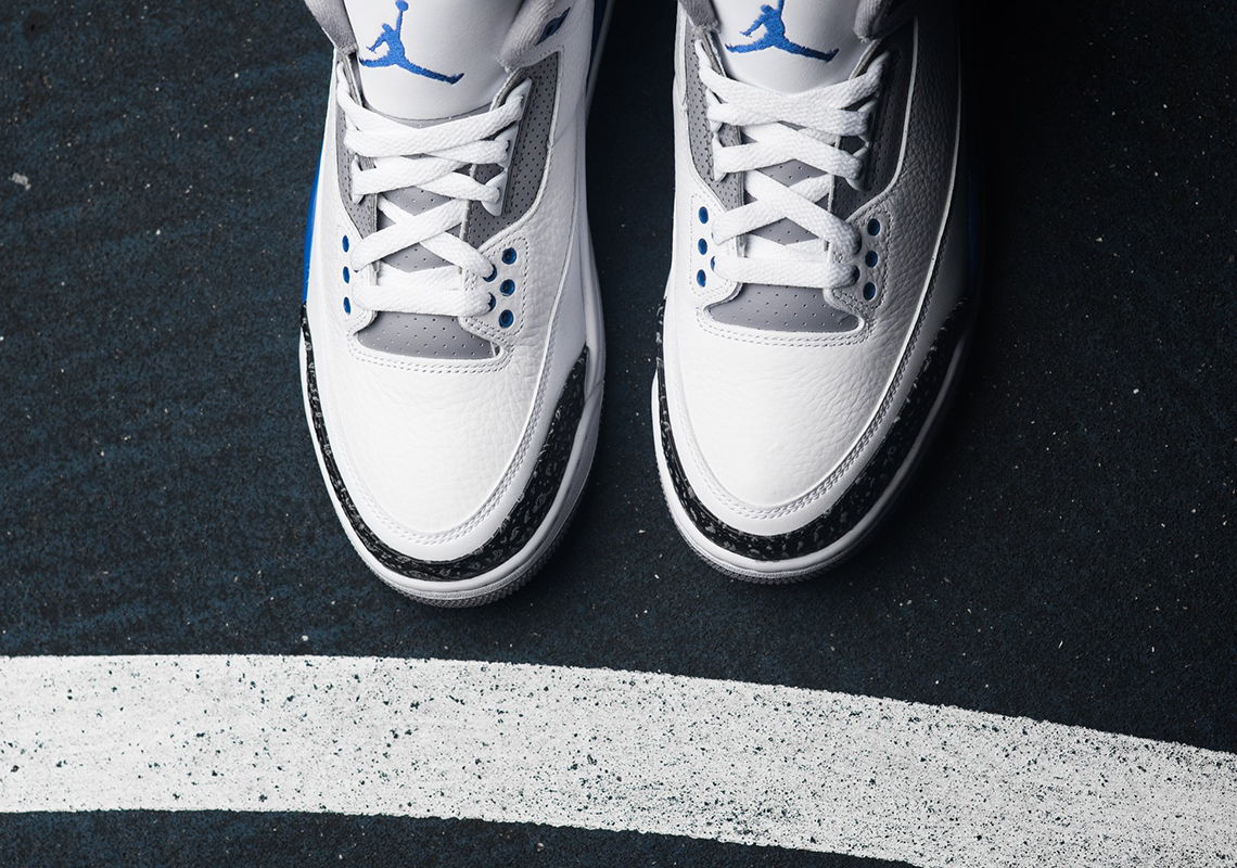 BvfShops Marketplace  Air Drip Jordan 3 Racer Blue quantity