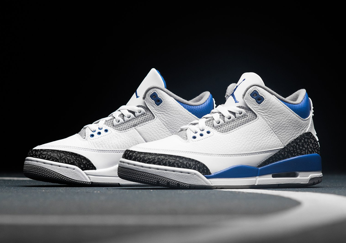 TEEN 'Air Jordan 1 Retro High OG GS' Sneakers Weiß Racer Blue Store List 6