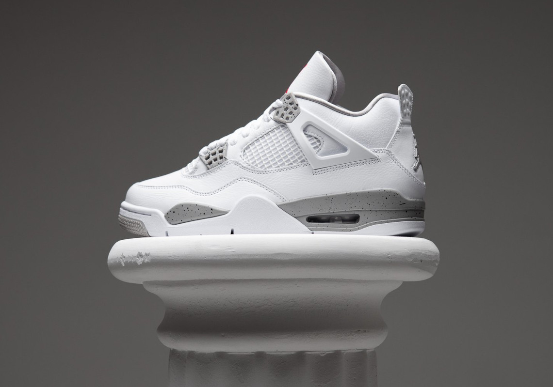 The Air Jordan 4 “Tech White” Releases Tomorrow