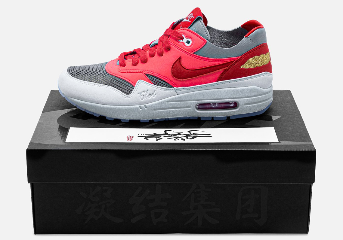 CLOT Nike Air Max 1 KOD Solar Red Release Date 3
