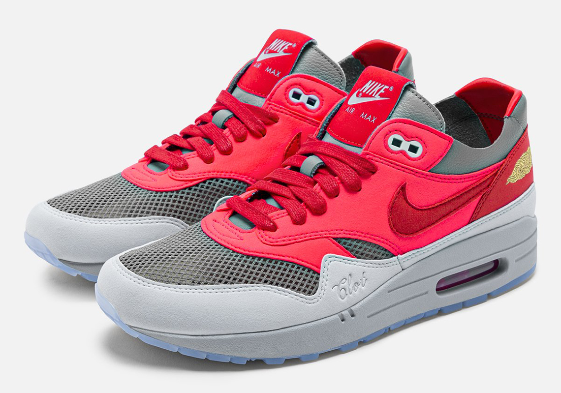 CLOT Nike Air Max 1 KOD Solar Red Release Date 4