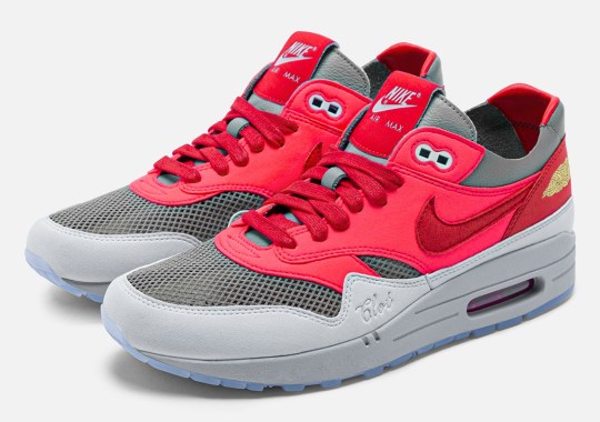 The CLOT x Nike Air Max 1 “K.O.D.” Solar Red, Designed For Kanye West, Is Set For A Return