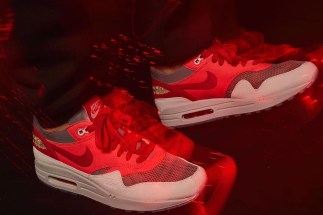 CLOT Nike air max 1 solar red